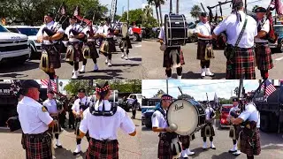 Orlando Firefighters Pipes & Drums - 9/11 Memorial Event at Mission BBQ 09-11-2025