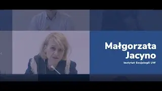 Małgorzata Jacyno na konferencji 