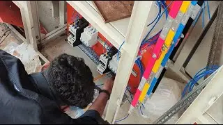 MCC PANEL MANUFACTURING PROCESS DOL MOTOR STARTER POWER WIRING