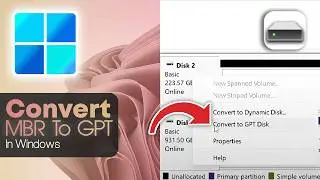 How To Convert MBR To GPT In Windows - Simple Guide #guidevault #howto #windows