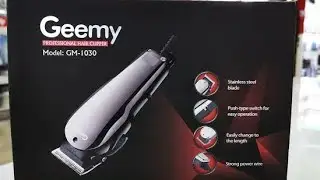 Bay New Geemy GM-1030 professional electric heavy duty hair cilpper for men (0.12mm Rang) trimmer