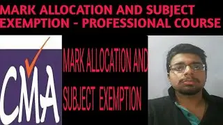 MARK ALLOCATION | PROFESSIONAL COURSE | EXEMPTION | CA,CMA,CS | TAMIL | SHREEKANTH