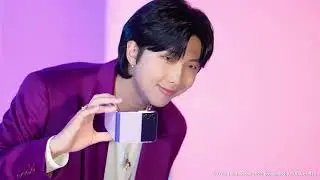 #RM, bastidores do an&uacute;ncio da Samsung Galaxy x BTS #namjoon  #bts