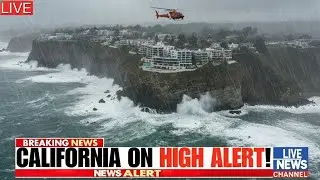 🚨COASTAL EMERGENCY! California 6.7 Magnitude Quake Triggers Huge Waves &mdash;Coastline Collapses Into Sea