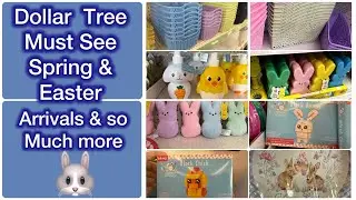 Dollar Tree did NOT Come to Play! 🌸🐰 Spring & Easter Decor You NEED to See!