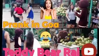 🤣🤣Prank in Goa Beach 💖 #with Public place #teddy #romantic #funny #funnyvideo #public