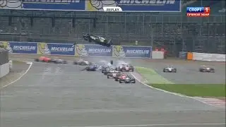 WSR 2.0 2015. Silverstone.  Ferdinand Habsburg Airborne Crash