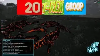 The Isle - 20 T-Rex's take over the server!