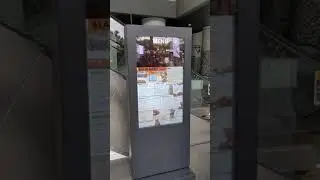 Outdoor Touch Kiosk Video Display