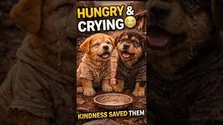 Hungry Puppies Crying 😭 | Kindness Changed Everything ❤️