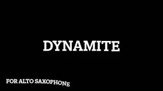 BTS - Dynamite - Sheet Music for Alto Saxophone #BTS #Kpop #SheetMusic