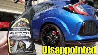 Meguiars Waterless Wheel Cleaner Review. 2019 Civic Type R.