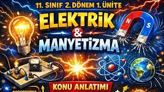 11.SINIF 2.DÖNEM 1.ÜNİTE ELEKTRİK MANYETİZMA 