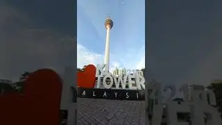 KL TOWER:beautiful view🇲🇾❤️❤️#shorts #0054