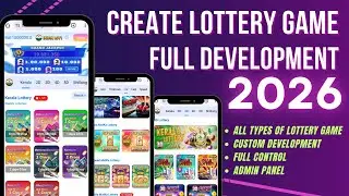 How To Create Lottery Game | Make Own Lottery Website /Build Lottery App/Lottery Website Development