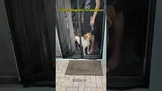 LYGFZF Customized Magnetic Screen Reinforced Polyester Net Curtain for Back Walk Through Door  #pets