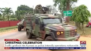 Christmas celebration: Traffic gridlock hits Kumasi as police intensify operations nationwide.