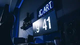 My 2021 Dream Workspace -  Ultra Modern Minimalist Office Setup Tour!