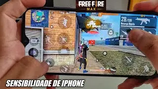 POCO M3 FREE FIRE MAX ULTRA 60FPS! SENSIBILIDADE DE IPHONE ⚡🚀