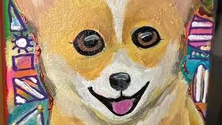 Pop Art Pup #5--Corgi