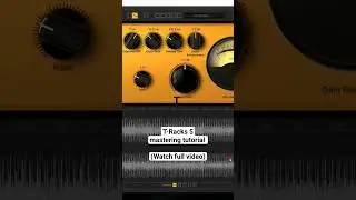 T Racks 5 mastering tutorial