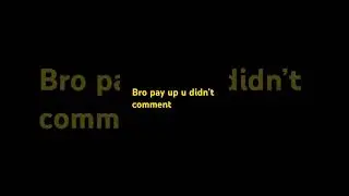 @BlackieRants pay up with ur 10k Robux