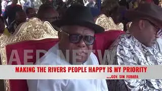 MAKING RIVERS PEOPLE HAPPY DESPITE POLITICAL DIFFERENCES IS MY PRIORITY ...FUBARA