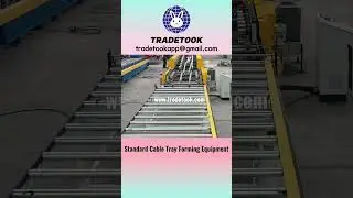 Standard Cable Tray Roll Forming Machine #machine #cabletray #factory #coldmilling#machinery