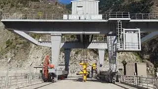 Inside a Dam: Upstream Reservoir, Gates, Flap Gates & Gantry Crane Overview