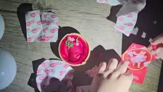My mini baby sweetheart unboxing in the dark.