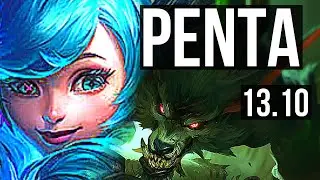 GWEN vs WARWICK (TOP) | Penta, Legendary | KR Master | 13.10