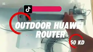 🔥 OUTDOOR HUAWEI ROUTER🚀 راوتر هواوي  الأول#هواوي #راوتر_خارجي #انترنت_سريع #هواوي_كويت #تغطية_قوية 