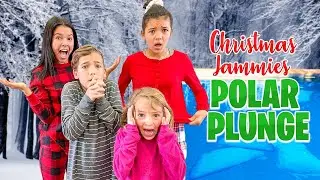 POLAR PLUNGE 2021 *in our Christmas pajamas!!