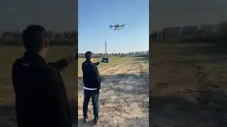 Agricultural sprayer drone one key to return automatically #dron #dji #agriculture #agro
