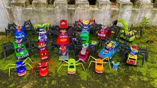 Upgrade RC LIGHTNING MCQUEEN EATER Monster Percy Spider, Monster Eater Mcqueen Monster Eater Police