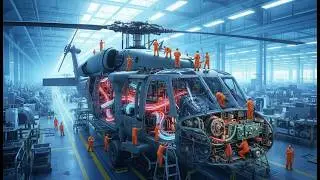 Inside a U.S. Army Military Transport Helicopter Factory |Raw Steel to Giant Aircraft (Full Process)