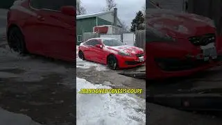 The story begins! The abandoned Genesis coupe that could😂 #hyundai #genesis #genesiscoupe