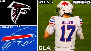 Bills vs. Falcons | Week 6 Simulation | Madden 26 PS5 Gameplay