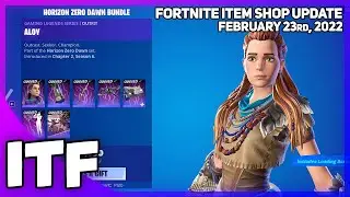 Fortnite Item Shop HORIZON ZERO DAWN IS BACK! [February 23rd, 2022] (Fortnite Battle Royale)