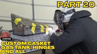 Welding a One-of-a-Kind Casket Gas Tank with Secret Hinges!