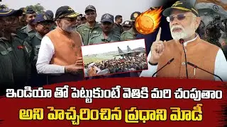 PM Modi Visits Adampur Air Base Interacted with Air Warriors  |@Signature Studios