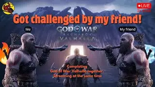 Competing to Finish GOW Valhalla FAST with ⁨@ShePlaysKarma  💥 | Live Race
