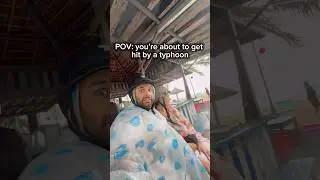 🌪️ Caught in a Typhoon in Vietnam!