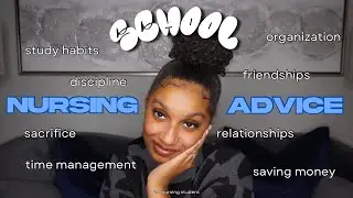 NURSING SCHOOL ADVICE *from your internet big sis* 🩺 | Aniyah Victoria