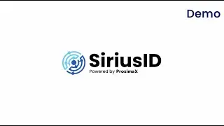 SiriusID by ProximaX - Demo Video
