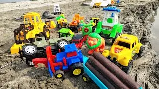 Finding toy racing cars, Mahindra 4&times;4, Tractor, Jcb, excavators, and Dumper, Tiger, Eps 2