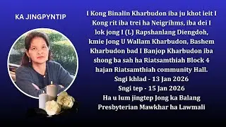 KHLAD NOH I KONG BINALIN KHARBUDON