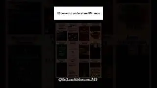 12 Books to understand finance #finance #books #learn #study #economics #investor #student #ytshort