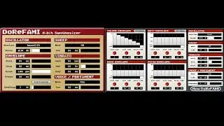 8ビットシンセサイザ「DoReFAMI」できました  I made new 8-bit synthesizer 