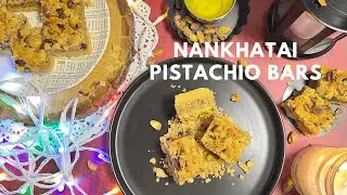 When Nankhatai meets modern pastry- Eggless Nankhatai with Pistachio cream